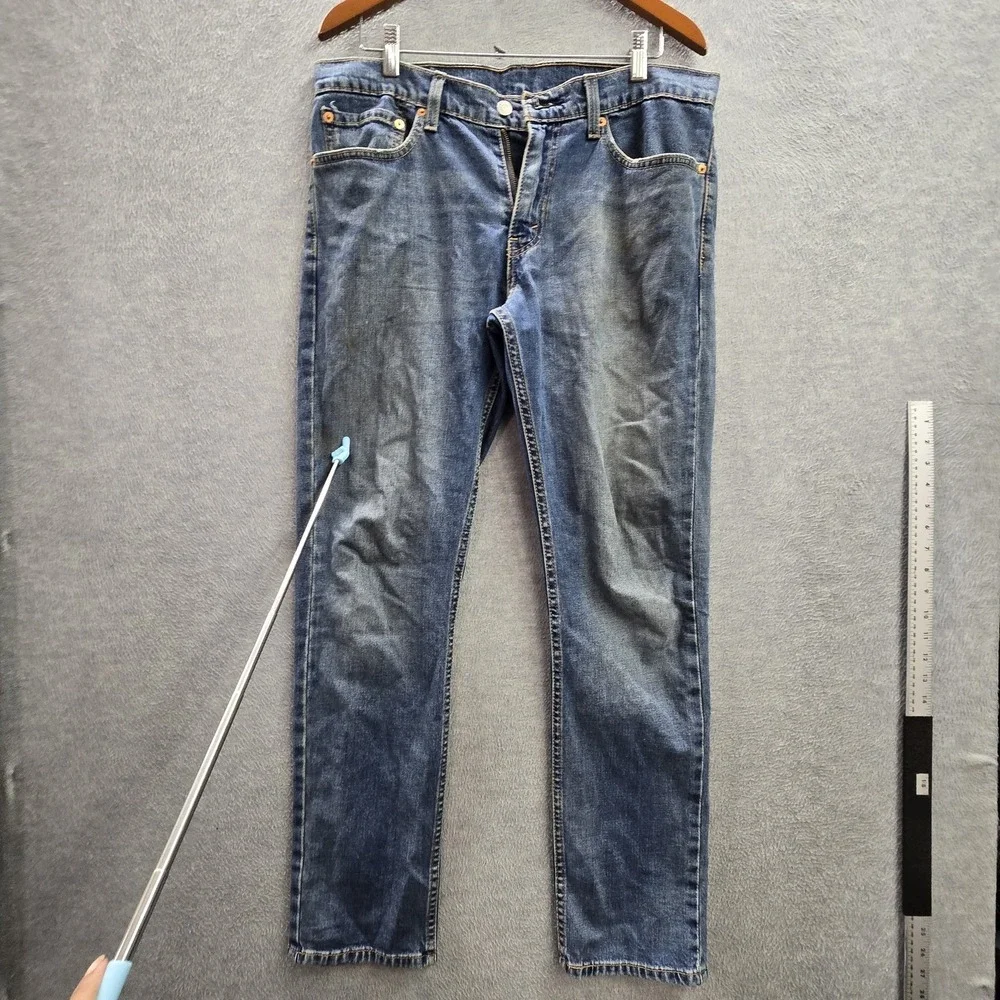Levi's 511 Men Jeans 34X32 Blue Denim Slim Fit